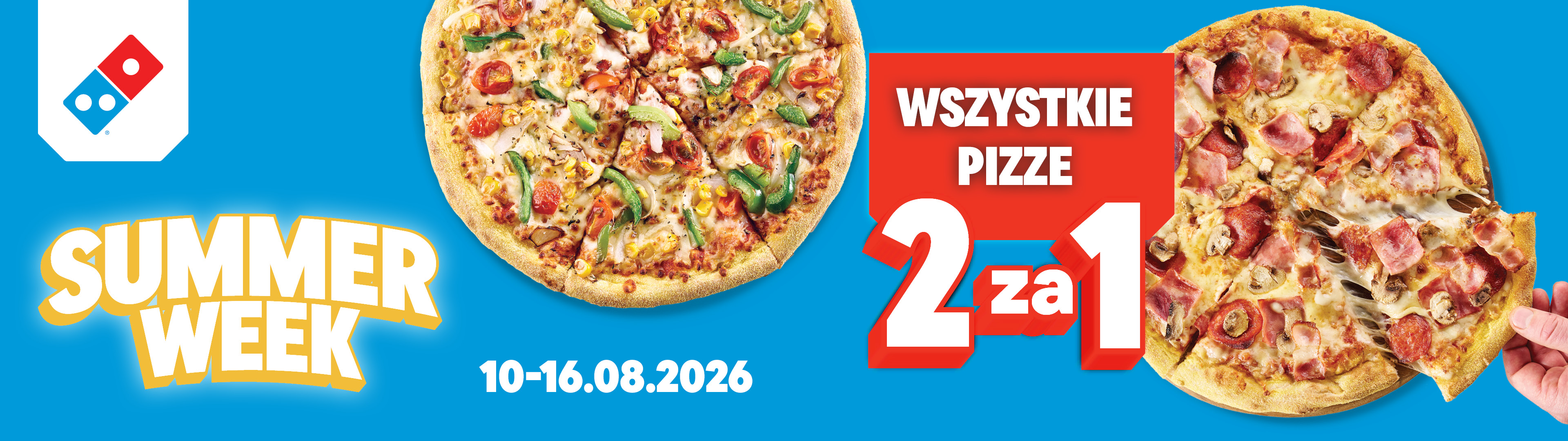 Summer Week 2 pizze w cenie 1 - 10-16.08.2026