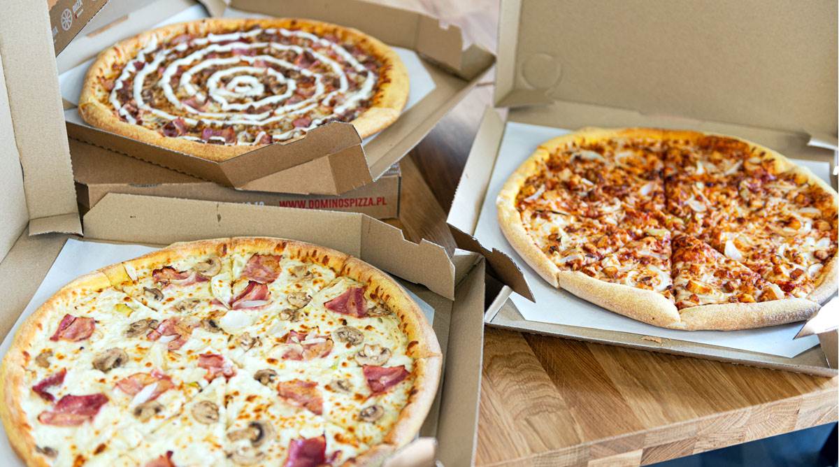 3 pizze z oferty Domino's