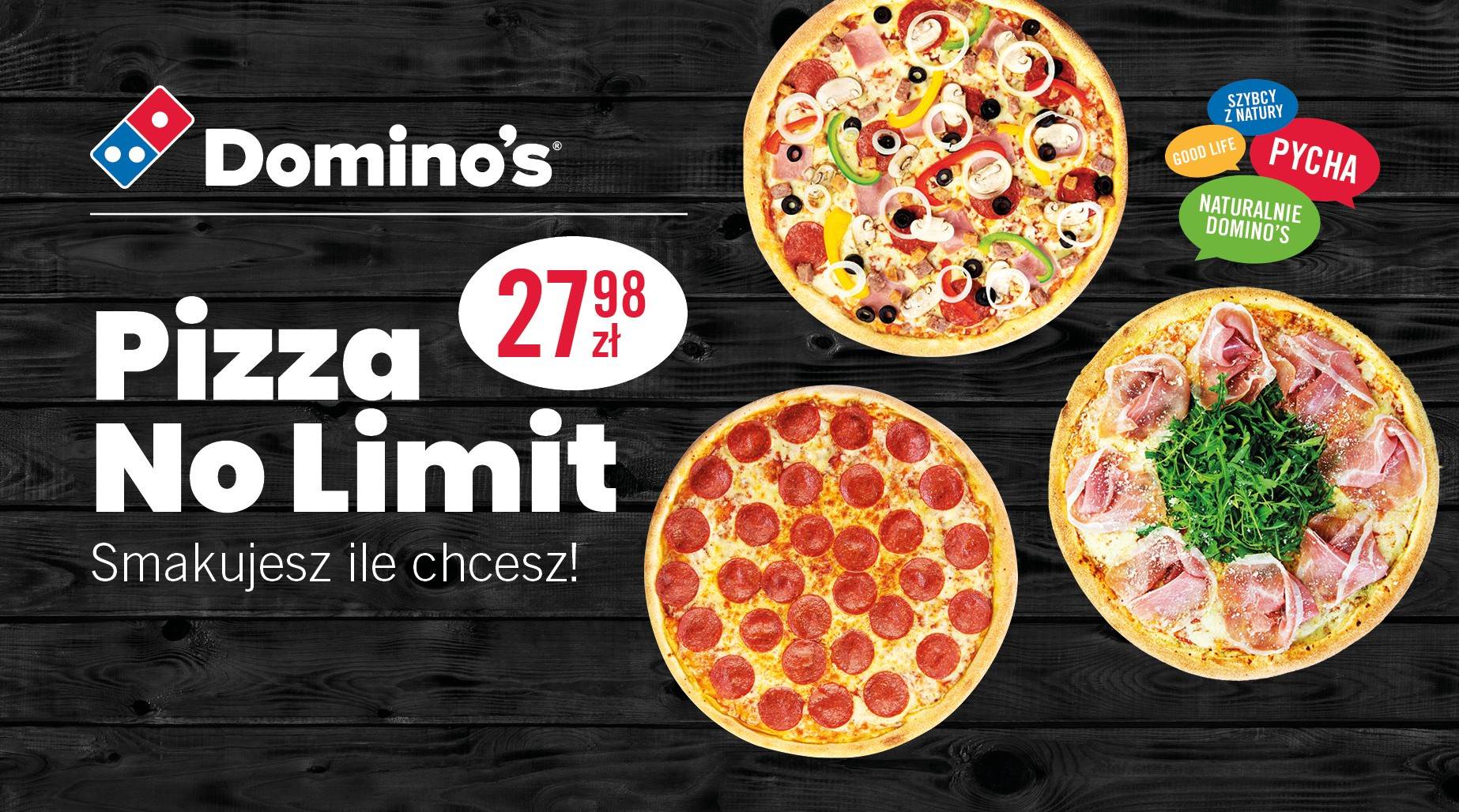 Domino's| Pizza No Limit- Smakujesz ile chcesz