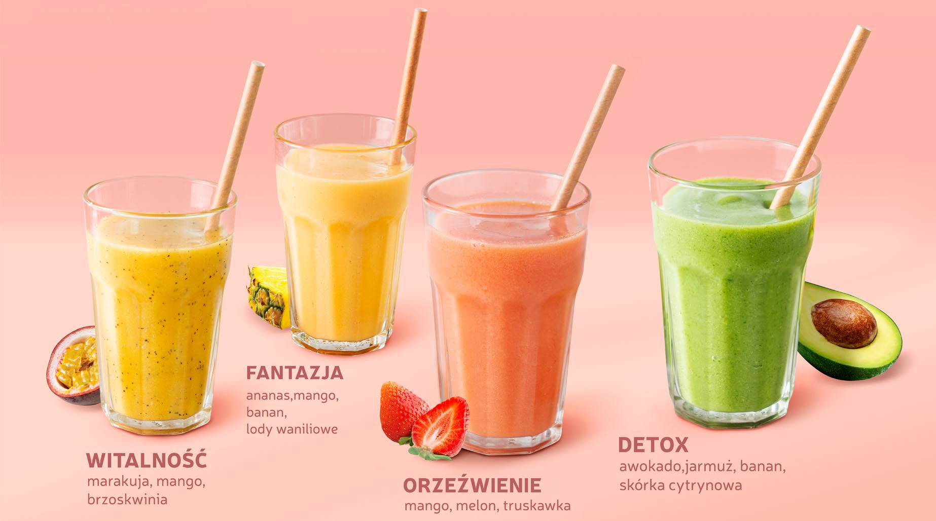 Rózne smaki Smooties  | Domino's Pizza