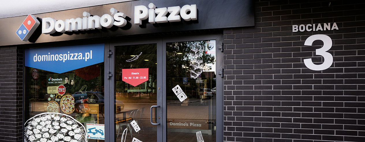 Pizzeria Domino’s w Krakowie na ulicy Bociana