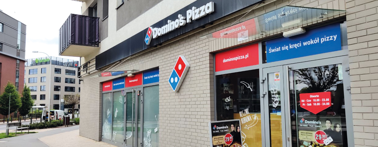 Pizzeria Domino’s we Wrocławiu na ulicy Słonimskiego