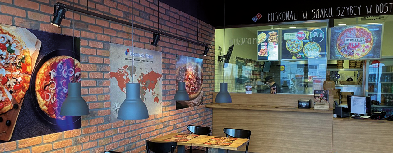 Strefa Klienta Pizzeria Domino’s we Wrocławiu na ulicy Gagarina