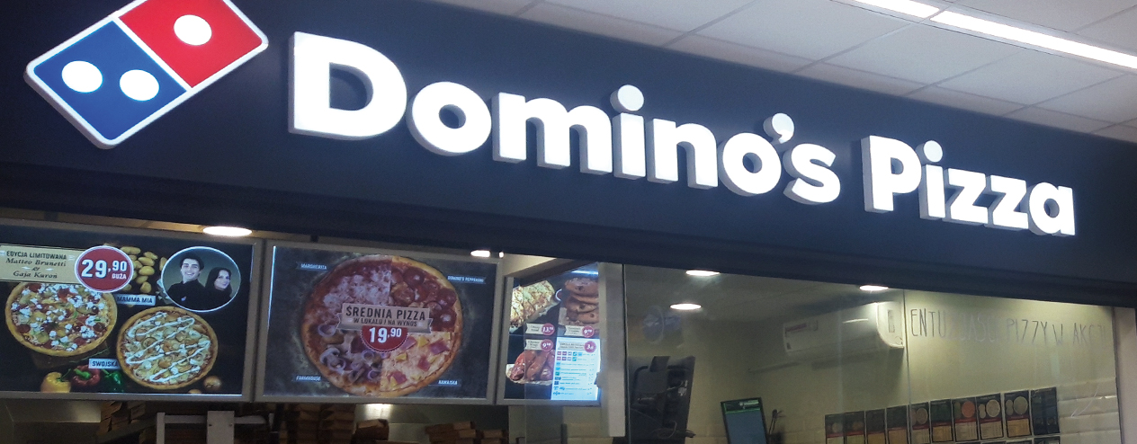 Pizzeria Domino’s w Elblągu na ulicy Żeromskiego