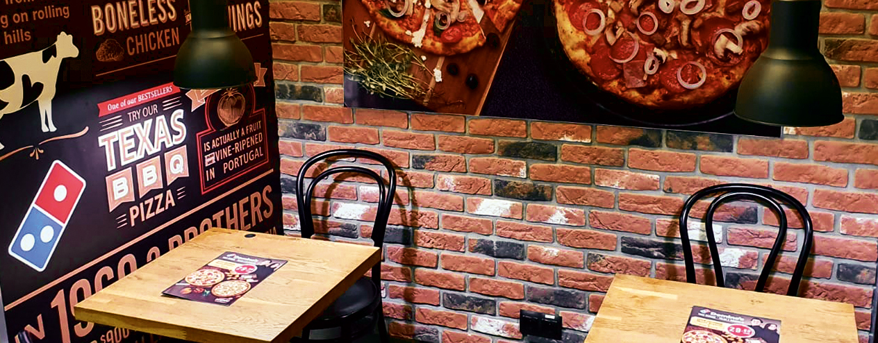 Strefa klienta Pizzeria Domino’s w Gdyni na ulicy Wzgórze Bernadowo