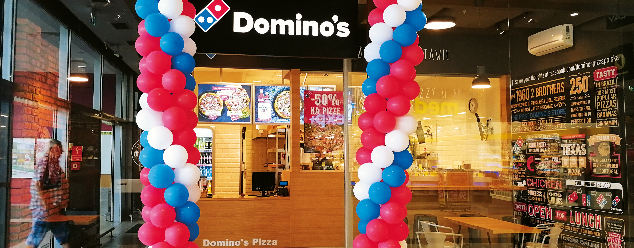 Pizzeria Domino’s w Gliwicach na ulicy Nowaka Jeziorańskiego