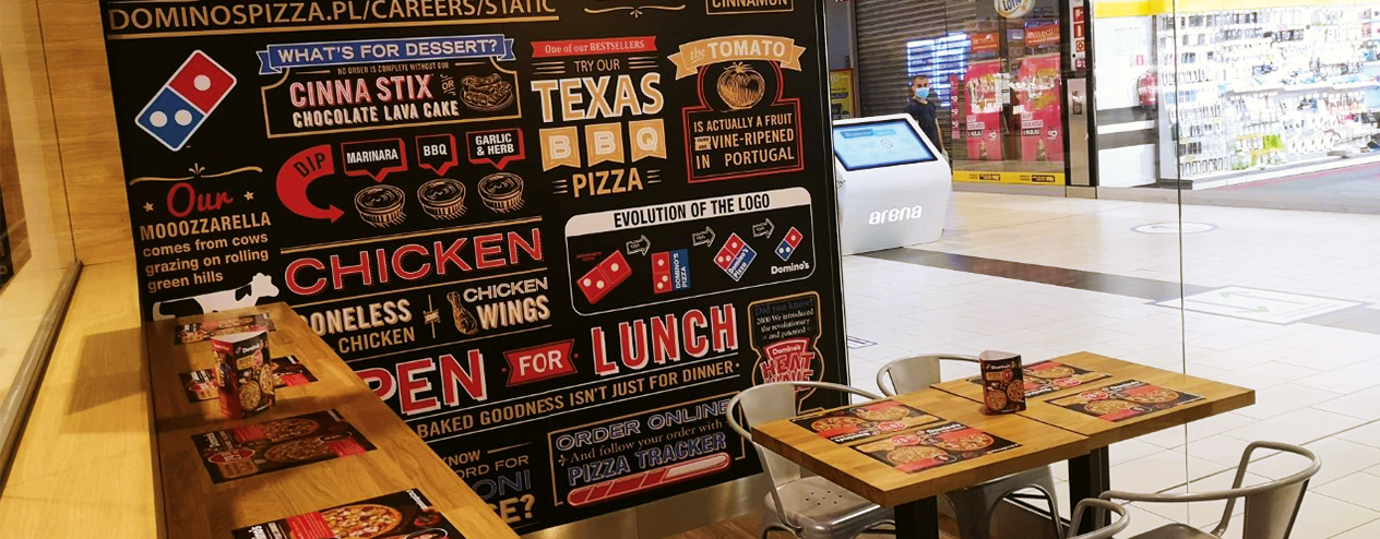 Strefa Klienta Pizzeria Domino’s w Gliwicach na ulicy Nowaka Jeziorańskiego