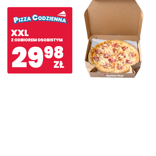 XXL Pizza Codzienna za 29,98 zł