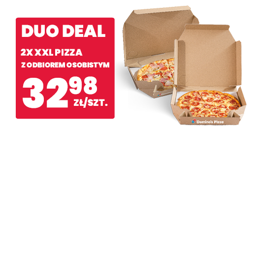 Duo Deal - 2x pizza XXL 32,98 zł/szt