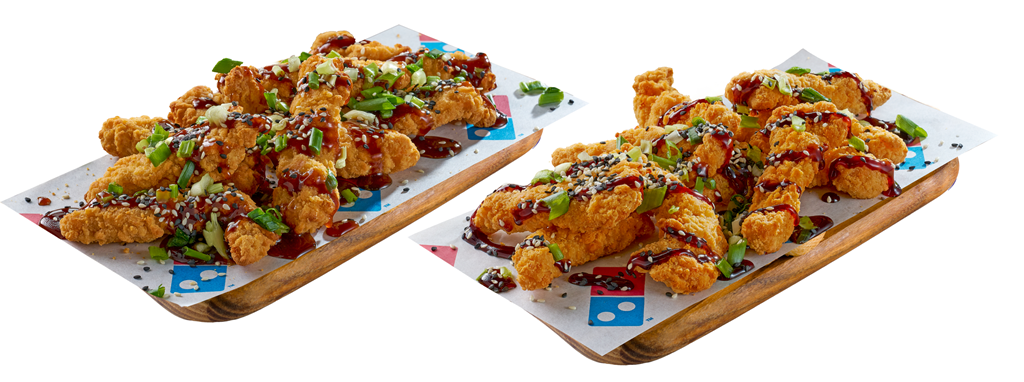 Chicken Strips Teriyaki i  Korean BBQ z menu Asian Range