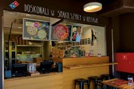 Sala dla gości Dominos Pizza Olsztyn