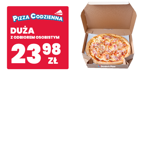 Duża Pizza Codzienna za 23,98 zł