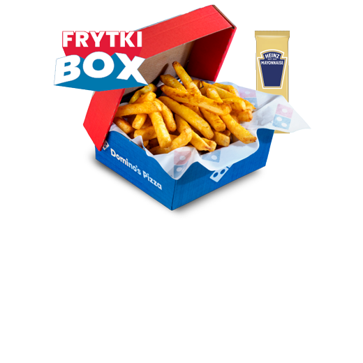 Frytki Box z majonezem