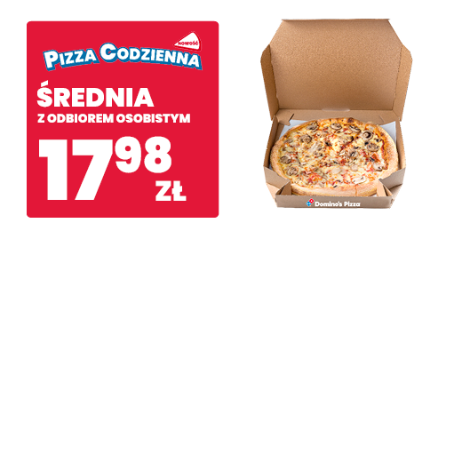 Średnia Pizza Codzienna za 17,98 zł