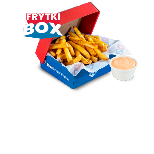 Frytki Box z sosem 1000 wysp