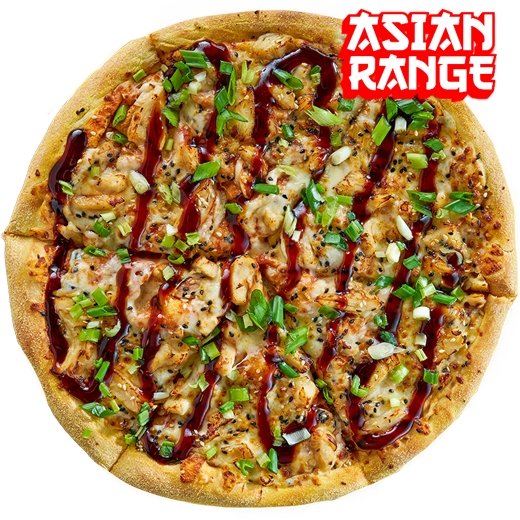 Pizza Teriyaki Chicken z menu Asian Range