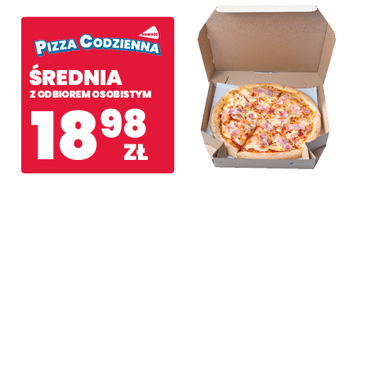 Średnia Pizza Codzienna za 18,98 zł