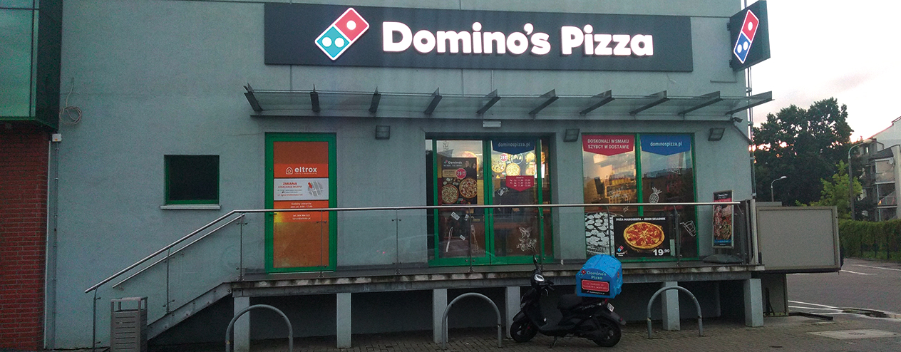 Pizzeria Domino’s w Toruniu na ulicy Lelewela