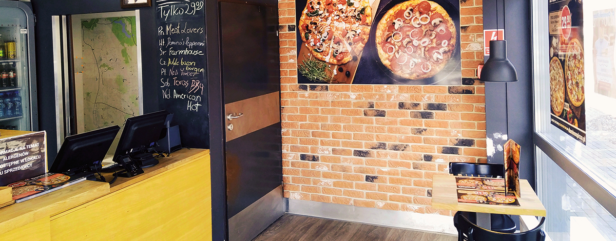 Strefa Klienta Pizzeria Domino’s w Szczecinie na ulicy Modrej
