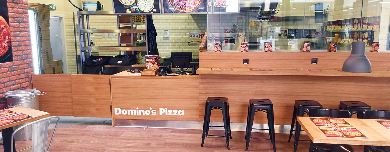 Strefa Klienta Pizzeria Domino’s w Tczewie na ulicy Braci Grimm