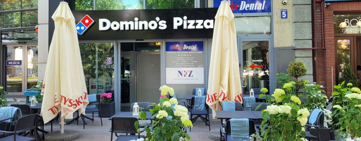 Ogródek lokalu Domino’s Pizza Siedlce Morska 5